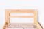 Children's bed / Youth bed 74C, solid pine, clear finish, incl. slatted bed frame - 100 x 200 cm