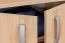 Wardrobe Ainsa 02, Colour: Oak Brown - 209 x 50 x 37 cm (h x w x d)