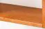 Suspended rack / Wall shelf solid pine wood, Oak Junco 291A - 40 x 40 x 20 cm (H x W x D)