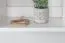 Wall Shelf Milo 44 | White | Solid Wood | 37 x 37 x 25 cm | Space-Saving Suspended Rack