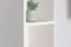 Suspended rack / Wall shelf Milo 45, Colour: White, solid wood - 37 x 72 x 25 cm (h x w x d)