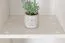 Wall Shelf Milo 45 | White Solid Wood | 37 x 72 x 25 cm | Modern Suspended Rack