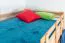 Loft bed "Easy Premium Line" K23/n, solid beech wood natural lacquered, divisible - lying surface: 120 x 200 cm