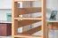Loft bed "Easy Premium Line" K23/n, solid beech wood natural lacquered, divisible - lying surface: 120 x 200 cm