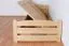 Single bed / functional bed solid pine solid wood natural 92, incl. slatted frame - 90 x 200 cm (W x D)