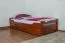 Children's Bed / Youth Bed Easy Premium Line K1/1n | 2 Drawers & Cover Panels | 90 x 200 cm | Solid Beech Wood Cherry