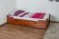 Children's Bed / Youth Bed Easy Premium Line K1/1n | 2 Drawers & Cover Panels | 90 x 200 cm | Solid Beech Wood Cherry