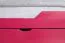 Children's Bed / Youth Bed Easy Premium Line K1/1n | 90 x 200 cm | Solid Beech Wood | Pink | 2 Drawers & 2 Cover Panels