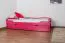 Children's Bed / Youth Bed Easy Premium Line K1/1n | 90 x 200 cm | Solid Beech Wood | Pink | 2 Drawers & 2 Cover Panels