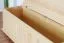 Solid Pine Blanket Box 179 | Natural Finish | 50 x 154 x 46 cm Storage Chest | Rustic Engraved Design
