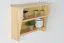 Hanging Wall Shelf Solid Pine Natural Junco 337 | Modern Design | 48 x 64 x 24 cm