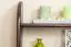 Hanging Wall Shelf Solid Pine Walnut 013 | 72 x 60 x 20 cm | Premium Solid Wood Storage