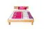 Wooden Nature 01 youth bed, solid oiled beech heartwood - Lying surface 140 x 200 cm (W x L)
