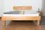 Wooden Nature 01 youth bed, solid oiled beech heartwood - Lying surface 140 x 200 cm (W x L)