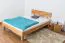 Wooden Nature 01 youth bed, solid oiled beech heartwood - Lying surface 140 x 200 cm (W x L)