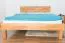 Wooden Nature 01 youth bed, solid oiled beech heartwood - Lying surface 140 x 200 cm (W x L)