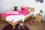 Solid Wood Youth Bed | Oiled Oak | Wooden Nature 02 | 120 x 200 cm | Premium Craftsmanship