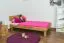 Simple Futon Bed | Solid Oiled Oak | 90 x 200 cm | Superior Stability & Craftsmanship