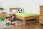 Youth bed Wooden Nature 02, solid oak wood, oiled, solid - 100 x 200 cm