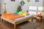 Wooden Nature 04 youth bed, oiled solid beech heartwood - mattress base 160 x 200 cm (W x L) 