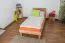 Youth bed Wooden Nature 02, heartbeech wood, oiled, solid - 90 x 200 cm