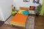 Wooden Nature 02 youth bed, solid oiled beech heartwood - lying surface 100 x 200 cm (W x L)