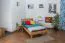 Wooden Nature 02 youth bed, solid oiled beech heartwood - lying surface 100 x 200 cm (W x L)