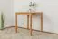 Dining table Wooden Nature 118 solid oak oiled - 70 x 75 cm (W x D)