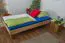 Wooden Nature 04 youth bed, solid oiled beech heartwood - lying surface 100 x 200 cm (W x L)