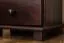Bedside Chest of Drawers Solid Pine Walnut 007 | 2 Drawers & Open Shelf | 55 x 42 x 35 cm | Modern Design