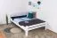 Youth bed ' Easy Premium Line ® ' K5, 140 x 200 cm Beech solid wood white lacquered