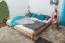 Futon Bed Solid Wood | Wooden Nature 04 | Oiled Beech Heartwood | 200 x 200 cm