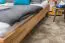 Futon Bed Solid Wood | Wooden Nature 04 | Oiled Beech Heartwood | 200 x 200 cm