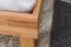 Futon Bed Solid Wood | Wooden Nature 04 | Oiled Beech Heartwood | 200 x 200 cm