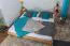Futon Bed Solid Wood | Wooden Nature 04 | Oiled Beech Heartwood | 200 x 200 cm