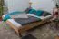 Futon Bed Solid Wood | Wooden Nature 04 | Oiled Beech Heartwood | 200 x 200 cm