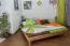 Futon Bed Solid Wood | Wooden Nature 04 | Oiled Beech Heartwood | 200 x 200 cm