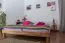 Futon Bed Solid Wood | Wooden Nature 04 | Oiled Beech Heartwood | 200 x 200 cm