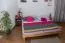 Futon Bed Solid Wood | Wooden Nature 04 | Oiled Beech Heartwood | 200 x 200 cm