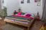 Futon Bed Solid Wood | Wooden Nature 04 | Oiled Beech Heartwood | 200 x 200 cm