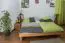 Futon Bed Solid Wood | Wooden Nature 04 | Oiled Beech Heartwood | 200 x 200 cm