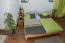 Futon Bed Solid Wood | Wooden Nature 04 | Oiled Beech Heartwood | 200 x 200 cm