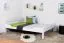 Youth Bed Easy Premium Line K5 | 160 x 200 cm | Solid Beech Wood | White Lacquered | Modern, Sturdy, Safe