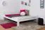 Youth Bed Easy Premium Line K5 | 160 x 200 cm | Solid Beech Wood | White Lacquered | Modern, Sturdy, Safe
