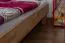 Futon Bed | Solid Oiled Beech Heartwood | 180 x 200 cm Lying Surface | Modern & Stable
