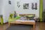 Futon Bed | Solid Oiled Beech Heartwood | 180 x 200 cm Lying Surface | Modern & Stable