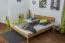 Futon Bed | Solid Oiled Beech Heartwood | 180 x 200 cm Lying Surface | Modern & Stable