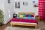 Futon Bed | Solid Oiled Beech Heartwood | 180 x 200 cm Lying Surface | Modern & Stable