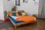 Futon Bed | Solid Oiled Beech Heartwood | 180 x 200 cm Lying Surface | Modern & Stable