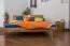 Futon Bed | Solid Oiled Beech Heartwood | 180 x 200 cm Lying Surface | Modern & Stable